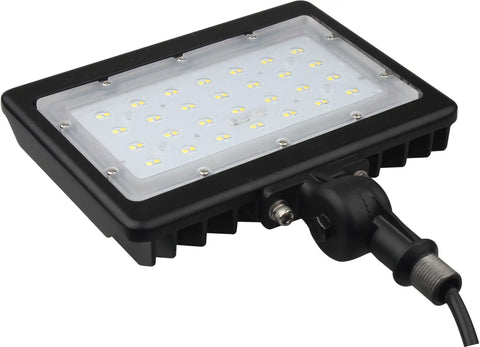 Heavy Duty Led Flood Lights 6 Pack 50 Watt Brushed Bronze Outdoor Security Spotlight 3000K Warm White Waterproof close-up view
