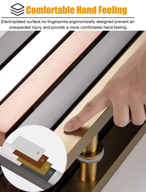 Sliding Barn Door Pull Handle Kit With Install Tools For Wood And Glass Doors No Fuss Two Hole Install Heavy Duty 304 Stainless Steel Rust Resistant Front Entry Push Pull Handle Silver 120cm showing ergonomic design and color options.