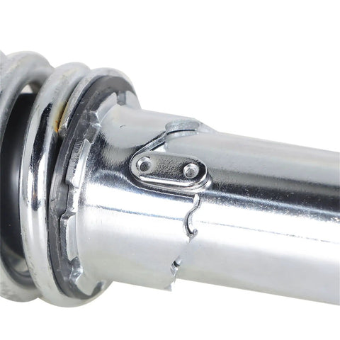Close-up view of Chrome Motorcycle Rear Shock Absorber 320mm Replacement For XL883 1200 72 48 RD350 G1 GS125 150cc Heavy Duty Steel