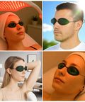 Tough As Nails Safety Goggles For IPL Laser LED And UV Treatments With A Ridiculously Tight Silicone Seal And Crystal Clear Lenses for spa eye protection.