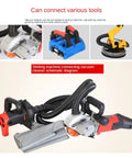 Heavy Duty Industrial Dust Extractor Blower With Gutsy Dual Suction For Milling Machines Shop Debris And Sawdust Pickup 1200W Motor, accessories and tools connected.