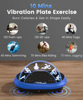Full Body Vibration Platform For Home Workouts With Bluetooth Power Shaping Lymphatic Drainage Boost Shaker Plate visual guide