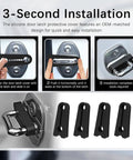 Heavy Duty Silicone Car Door Lock Damper For Ford F-150 2021 2022 2023 2024 2025 2026 installation guide with protective cover