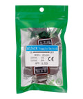 RT1221 DPST Toggle Switch 125V 20A And 250V 15A Rocker With Metal Waterproof Cap, 4 Terminal Pins in packaging, pack of 2