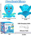 Dimensions and accessories of Octopus Battery Powered Water Table Pump For Backyard Outdoor Sand And Water Table Play