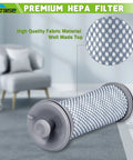 Close-up of Pre Filter Replacement 3 Pack For A10 A11 Hero And A10 A11 Master Vacuum Cleaners, emphasizing fabric detail