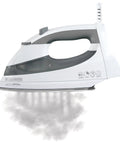 Quickpress Iron With Smart Steam Technology Auto Adjusts Steam By Fabric Setting No Fuss 3 Way Auto Off Nonstick Stainless Steel Soleplate