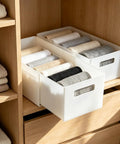 Slick Adjustable Drawer Organizer Slides Easy To Block Any Gap No Sweat Guaranteed For Organizing Makeup Pens And Gear In Kitchen Drawers Or Office Setups with neatly rolled fabric.
