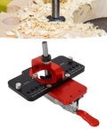 35mm Hinge Jig with Concealed Positioning, Adjustable Pressure Plate, and Quick Fix Clips for 15-25mm Panels