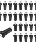 40 Pack Straight Up Shutter Repair Pins with Tough Spring Loaded Heads, black 8mm bore, for cabinet doors and blinds.