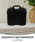 Hella Practical PP Plastic Toolbox With Secure Lock, Savage Electric Drill Carry Case displayed on a table with a floral centerpiece.