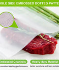 Extra Wide 15 Inch Vacuum Sealer Bags Roll 50 Feet Textured BPA Free Heavy Duty 3.5 Mil with meat under bag
