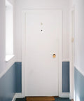 Hella Heavy Duty Keyless Entry Door Lock Deadbolt With Slick Turn Button Interior for Bedroom privacy in hallway.
