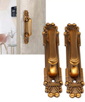 Retro Zinc Alloy Cabinet Pulls Two Pack With No Fuss Install European Style Drawer Handles For Kitchen Cupboards And Closet Doors Bulletproof Build One Zero Three Millimeter Center To Center Spacing