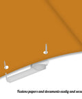 Hella Solid Self Adhesive Prong Fastener Bases Two Inch Capacity Heavy Duty Steel File Clip Holders with document secured.