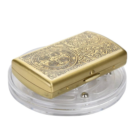 4 Pack 3 Inch Clear Acrylic Lazy Susan Turntable Spinner Zero Wobble 360 Rotation Spice Rack Organizer For Kitchen Pantry Countertop Display Base Bulletproof Steel Bearing Shelf Rotator on clear base with decorative gold box.