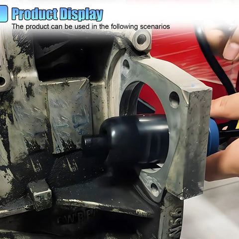 Universal Intake Adapter For Smoke Machine And Fuel Leak Diagnostic Tool With Heavy Duty Silicone Inflatable Bladder For 12V Evap System Plug And Play Under The Hood Auto Repair installed on an engine component.