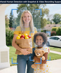 Video Smart Lock All In One Fingerprint Door Lock With Wide Angle Camera And Two Way Video Doorbell Wifi Deadbolt Indoor Screen and Smartphone App featuring Infrared human detection.