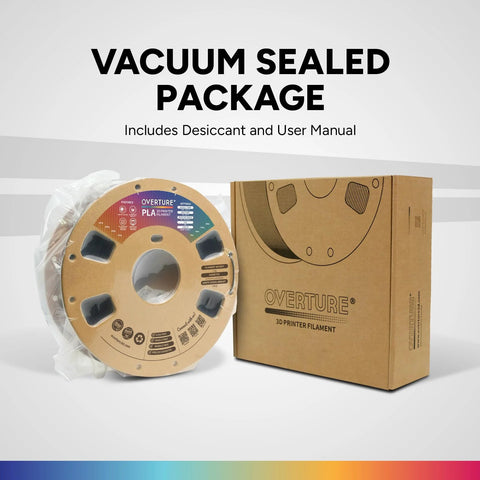 PLA Filament 1.75mm 1kg Spool Black, High Dimensional Accuracy +/- 0.02mm, Neatly Wound For Consistent Feeding, Vacuum-Sealed Package