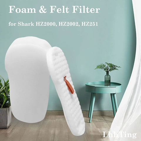 4 Pack Foam And Felt Pro Grade Vacuum Filter Kit Replacement For HZ2002 HZ2000 Vertex Ultralight DuoClean PowerFins Stick
