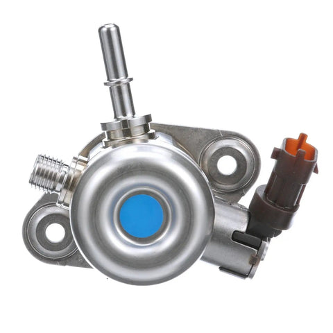 Built Tough Direct Injection High Pressure Fuel Pump for quick startups and smooth cruising, featuring a silver metal body.