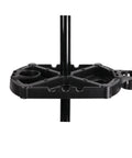 Side view of Base Station Modular 3 Tray Rolling Tool Organizer Cart in black, showing one modular tray, for garages or shop floors