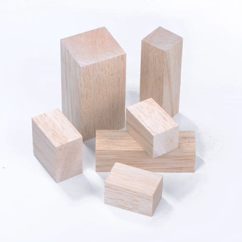 12 Pcs Balsa Wood Blocks For Carving Kit With 4 Sizes For Whittling And Craft Projects Unfinished Wood Blocks
