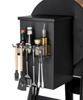 Magnetic Storage Bin For Grills And Pellet Smokers, Heavy Duty Magnetic Organizer That Snaps Right Onto The Grill Hopper, Keeps Sauces