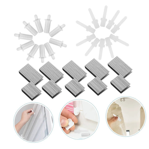 Grab This Top Shelf Shutter Repair Kit With Heavy Duty Plastic Pins And Rust Proof Staples For Fast Home Louver Fixes And Simple Backyard Window Refresh, featuring pins and staples.