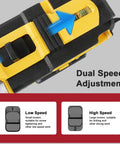 Pro Grade 21V Cordless Electric Drill Driver Kit With Two 1200 mAh Lithium Batteries And Multi Speed Settings for dual speed adjustment