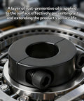 Six Piece One Inch Split Collar Clamp Set For Shafts With Clamp On Design Includes Screws And Wrench Heavy Duty Carbon Steel Rust Resistant