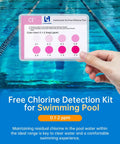 Top Tier Free Chlorine Test Kit Boasting Fifty Rapid Action Tabs And Dead Easy Color Chart For Pool Spa And Well Water Analysis with color chart.