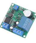 Top Shelf MQ2 Smoke Detector Module With Loud Buzzer Alert And Proven Relay Switch, Reverse Connection Guard For Kitchens And Hotels, No Sweat Plug And Play DC Setup - close-up view of circuit board components.