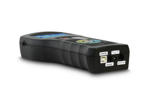 Pro Grade Workhorse Digital Force Gauge for Tension and Compression Testing with USB port and clear peak detect screen.