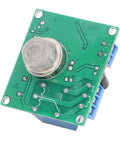 Top Shelf MQ2 Smoke Detector Module With Loud Buzzer Alert And Proven Relay Switch, Reverse Connection Guard For Kitchens And Hotels, No Sweat Plug And Play DC Setup - close-up view of sensor module