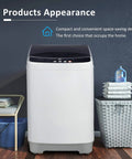 Fully Automatic Portable Washing Machine With Ten Pound Capacity Two In One Laundry System Made For Tight Quarters College Dorms And Camper Vans Featuring No Sweat Setup And Super Gentle Garment Care in compact space-saving design.
