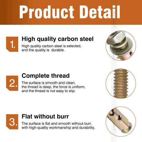 Details of Antiskid Sleeve Anchor One Quarter Inch By Two Inch Carbon Steel Zinc Plated Expansion Anchors For Concrete Only