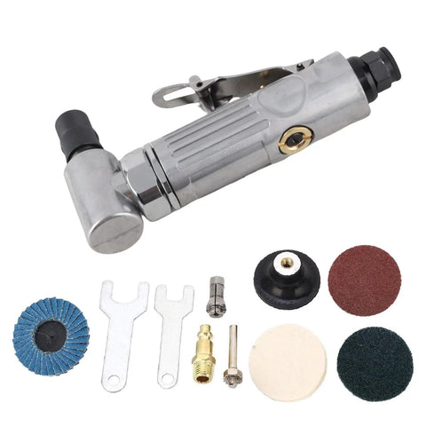 Hard As Nails Right Angle Air Die Grinder With 0.3 Hp Motor And Twenty Thousand Rpm Variable Speed Control for metal polishing kit