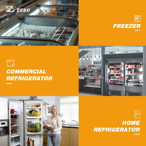 Kickstart Your Fridge With This Heavy Duty 3-In-1 Hard Start Kit To Banish Humming Extend Compressor Life Boost Cooling Save Bucks Quick Swap For Most 1/4-1/3 Hp Units 110 Volt 125 Vac Ul Certified Straightforward Repair Solution in kitchen and commercial settings highlighted.