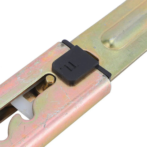 Close-up of metal component from Scope Hinge Headrest Height Adjuster For Sofas And Beds 5 Gear Lifting Hinge With Easy Install