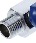Close-up of 1/4 inch brass mini ball valve with tight female to male NPT threaded ends for plumbing and garden use. Crush Your Projects With This Rock Solid 1/4 Inch Brass Mini Ball Valve Featuring Tight Female To Male NPT Threaded Ends For Pneumatic Plumbing And Garden Use No Sweat Leaks Just Pure Performance Boosts Today.