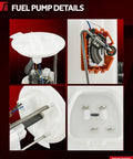 Close-up details of Fuel Pump Module Assembly FG1530 Direct Replacement For Ford Escape One Point Six Liter Two Point Zero Liter And