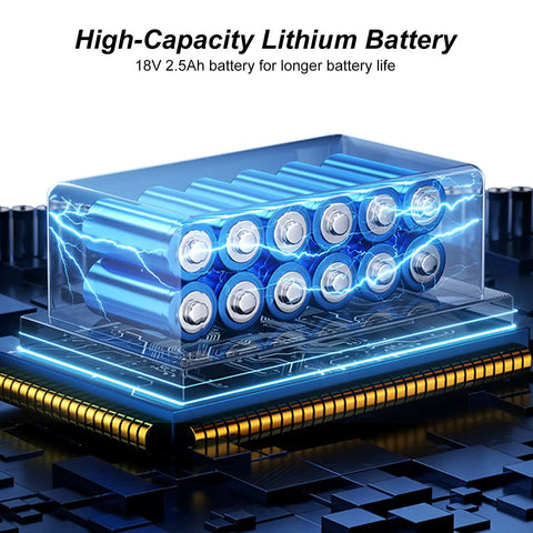 High-capacity lithium battery for Beefy Heavy Duty 70 KN Electric Hydraulic Cable Cutter With Extension Rod And LED Display Cordless