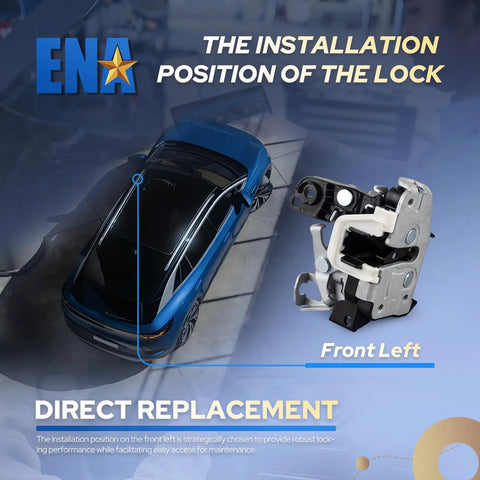 Front Left Door Lock Actuator Bolt On Replacement For Ford F-Series and Lincoln Mark LT 1999-2008 installation view