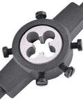 M45X3 Right Hand Round Threading Die For External Threads, heavy duty alloy tool steel, 45mm cutting diameter, close-up view