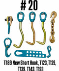 Set 20 Heavy Duty Auto Body Frame Machine Sheet Metal Hook And Tool Plate Clamp Kit For Frame Repair And Pulling With Pro Grade Multi Hole Pull Plate And Clamps