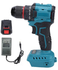 Badass Brushless Cordless Drill Kit With Heavy Duty Lithium Ion Battery Pack, keyless chuck, and charger.