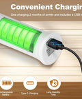 Convenient charging illustration for rechargeable handheld milk frother with USB-C recharge and long standby time