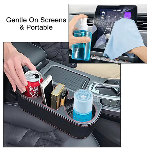 Screen Cleaner Spray 200ml For TV Computer Laptop Tablet And Phone Screens With Soft Cloth All In One Cleaning Kit
