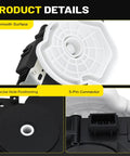 Close-up view of Honda Civic Heater Blend Door Actuator with a smooth surface and 5-pin connector for reliable climate management.